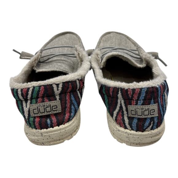 Hey Dude Wendy Funk Womens Slip On Wool Aztec Loafers Shoe Size 9 - Picture 4 of 6